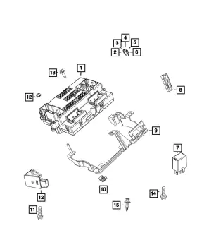 68588802ai Mopar Genuine Body Controller Module