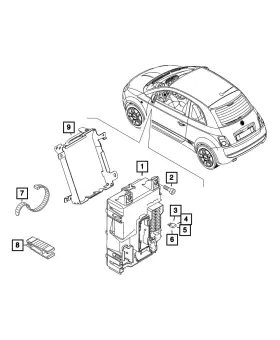 68656792aa Mopar Genuine Body Controller Module