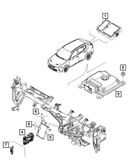 68663318aa Mopar Genuine Body Controller Module