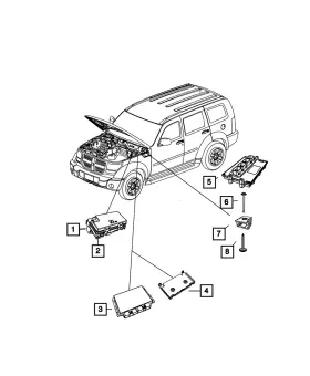 R5150561ac Mopar Genuine Powertrain Control Module Remanufactured