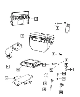 R5150631ab Mopar Genuine Powertrain Control Module Remanufactured