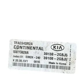 391082gbj5 Nissan 2014 - 2016 Kia Optima Engine Computer Control Module Ecm Ecu Oem #3