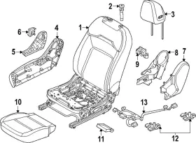 98856-7la0a Nissan Genuine Occupant Module