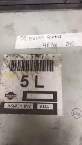 Ja56r39 Nissan B97 Sentra Ecm Ecu Computer 2002