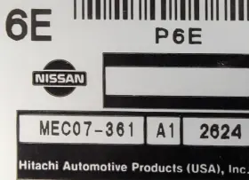Mec07-361 Nissan 2002 Xterra Frontier 3.3l A/t Engine Computer A1 Ecu Module Ecm #2