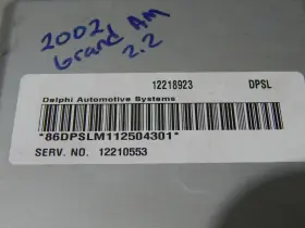 12210553 Oem 02 Pontiac Grand Am 2.2l Engine Computer Module Factory #2