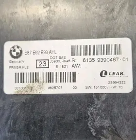 6135-9390487-01 Oem Bmw E87 E92 E93 Ahl Vdm Footwell Headlight Lamp Control Frm3r Pl2 6135 #3