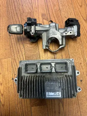 37820-5a3-l57 Oem Factory 2013-2015 Honda Accord 2.4l Engine Computer Module Ignition Lock Switch Key