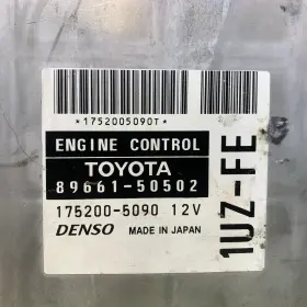 89661-50502 Oem Lexus 175200-5090 1999 Ls400 4.0l Ecu Ecm Engine Control Module #3