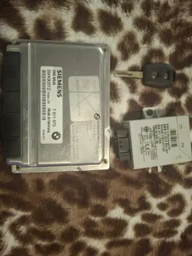 12147511570 Original Bmw Item 12.14-7 7511570 E46 E39 3 5 Series 2.0i M54 Engine Ecu Set Module Dme Ms43 Ews3 Ignition Key