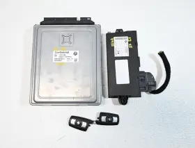 12147621329 Original Factory Genuine Continental Siemens Ecu S63 Engine Computer Cas 3 Dme Control Unit Key Set Oem Bmw X5m X6m 10-14
