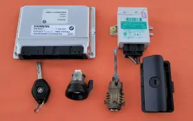 Ms45.1 Siemens Bmw E83 Dme Engine Computer Ews Lock Set Key Door Ignition 2004 X3 M54