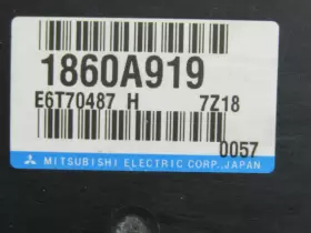 1860a919 Subaru 2008 Mitsubishi Outlander Xls 3.0l Engine Computer Control Module Ecu Ecm Oem #2