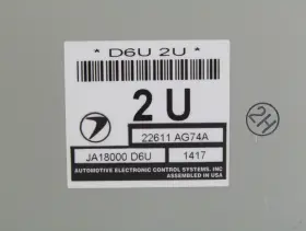 22611ag74a Subaru 2001 Outback Legacy Ecm Control Module Oem #2