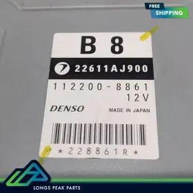 22611aj900 Subaru 2005 Impreza Wrx 2.0l At Ecu Pcm Engine Control Module #2