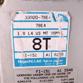 33920-78e40 Suzuki 1998 Sidekick Mt Ecu Ecm Pcm Engine Control #2