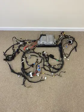 1112485-00-a Tesla Front Electrical Control Module Body Wire Harness Model 3 18