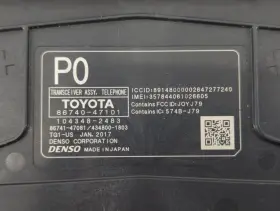 104348-2483 Toyota 2016-2017 Prius Chassis Control Module Ccm Bcm Body Wxs71 #2