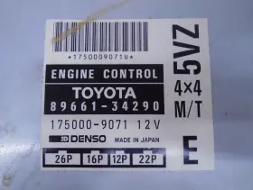 89661-34290 Toyota 175000-9071 1996-1998 T100 3.4l 4x4 Mt Engine Computer Module Ecu Ecm Pcm #2