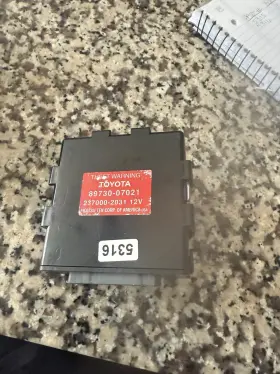 89730-07021 Toyota 590.to1o04 2004 Avalon Anti Theft Control Warning Module Oem