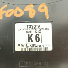 8922142102 Toyota 591-16051 2014 Rav 4 Multi Ecu #3
