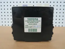 8922208032 Toyota 08 Sienna 3.5l Rear Driver Multiplex Network Control Unit Oem