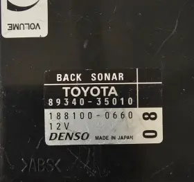 89340-35010 Toyota 07-10 Fj Cruiser Back Sonar Parking Assist Cntrl Module Oem #3