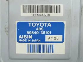 89540-35101 Toyota 1996-2002 4runner Abs Skid Control Module Oem #2