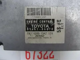 89661-06670 Toyota Engine Control Module Solara 1999 Ecu Ecm Computer Unit Oem #2