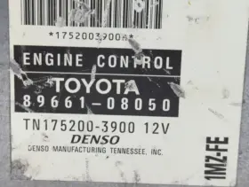 89661-08050 Toyota 2000-2000 Sienna Engine Computer Ecu Pcm Ecm Pcu Oem Wno6n #3