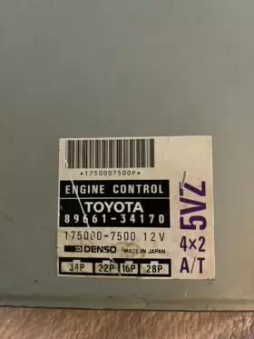 89661-34170 Toyota 95 T100 3.4l 5vz-fe At 4x2 Ecu Ecm Pcm Engine Computer 3158 #2