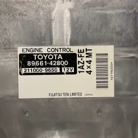 89661-42800 Toyota 2002 Rav4 Engine Control Module 2.0l Ecm Oem 1az-fe 4x4 Mt #2