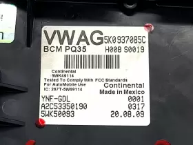 5k0937085c Volkswagen 5k0 937 085 2010 Vw Jetta Bcm Bcu Body Computer Control Module Oem #2