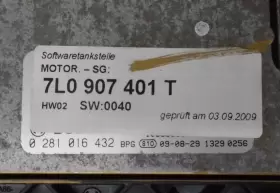 Volkswagen 7l0 907 401 Vw 2009-2010 Touareg 3.0l Tdi T Engine Computer Module Ecu Ecm Pcm #2