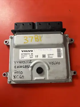 30788273 Volvo 2010 10 Xc60 3.0l Engine Control Module Unit Ecm L62 37b1