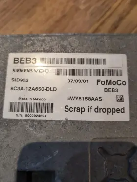 Your Part Source 8c3a-12a650-dld 2008 08 Ford F-350 Sd 6.4l Diesel Ecu Ecm Pcm Engine Computer