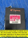 05-09 Toyota Tacoma Wheel Drive Control 89533-04010. Fixed Price $233.18.
