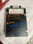 Engine Control Module 7.3L 99-03 Ford F250 XC3F-12B599-AD XC3F12B599AD #036ICM. Fixed Price $300.00.