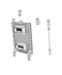 Genuine Mopar Engine Controller Module 68615041AA. Fixed Price $416.25.