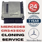 Mercedes Benz CR3.43 Ecu Cloning Service Engine Computer Mail-in Ecm Plug & Play. Fixed Price $150.00.