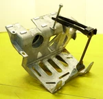 Tesla Model Oem Compressor Bracket, 12V Battery Rear Hookstrap Tie-down. Fixed Price $100.00.