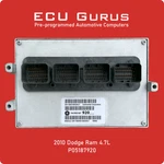 2010 Dodge 4.7L Engine Computer P05187920 'vin Programmed" Ecm Pcm Ecu. Fixed Price $279.95.