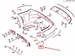 New Mercedes-benz W204 Right Rear Bumper Filler Cover A2048856423. Fixed Price $32.17.