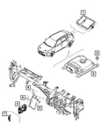 Genuine Mopar Body Controller Module 68663318AA. Fixed Price $188.02.