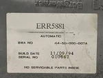 1995 Range Rover Transfercase Control Module Chassis Computer Unit Oem ERR5881. Fixed Price $92.39.