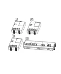 Genuine Mopar Memory Seat And Pedal Control Module 68592282AA. Fixed Price $154.88.