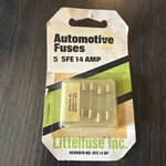 Littelfuse Sfe 14 Amp Automotive Glass Nos. Fixed Price $5.00.