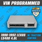 90-92 Lexus LS400 4.0L At Ecm Ecu Pcm 89661-50042 W/traction Control Plug & Play. Fixed Price $279.00.