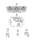 Genuine Mopar A/c And Heater Module 68474248AC. Fixed Price $88.04.
