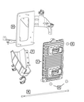 Genuine Mopar Engine Controller Module 68540972AJ. Fixed Price $129.87.